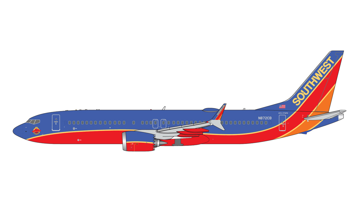 GeminiJets GJSWA2187 1:400 Southwest Airlines 737 MAX 8