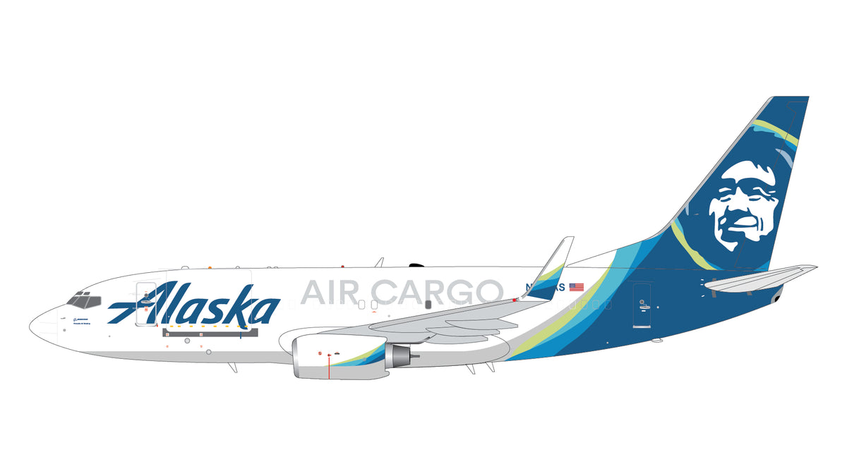 GeminiJets G2ASA1019 1:200 Alaska Air Cargo Boeing 737-700