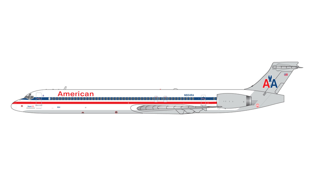 GeminiJets GJAAL1566 1:400 American Airlines MD-90 N904RA