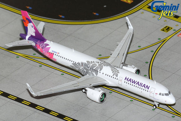 GeminiJets GJHAL2302 1:400 Hawaiian Airlines Airbus A321neo N208HA