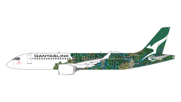 GeminiJets GJQFA2275 1:400 Qantas Airbus A220-300 (Green) VH-X4A